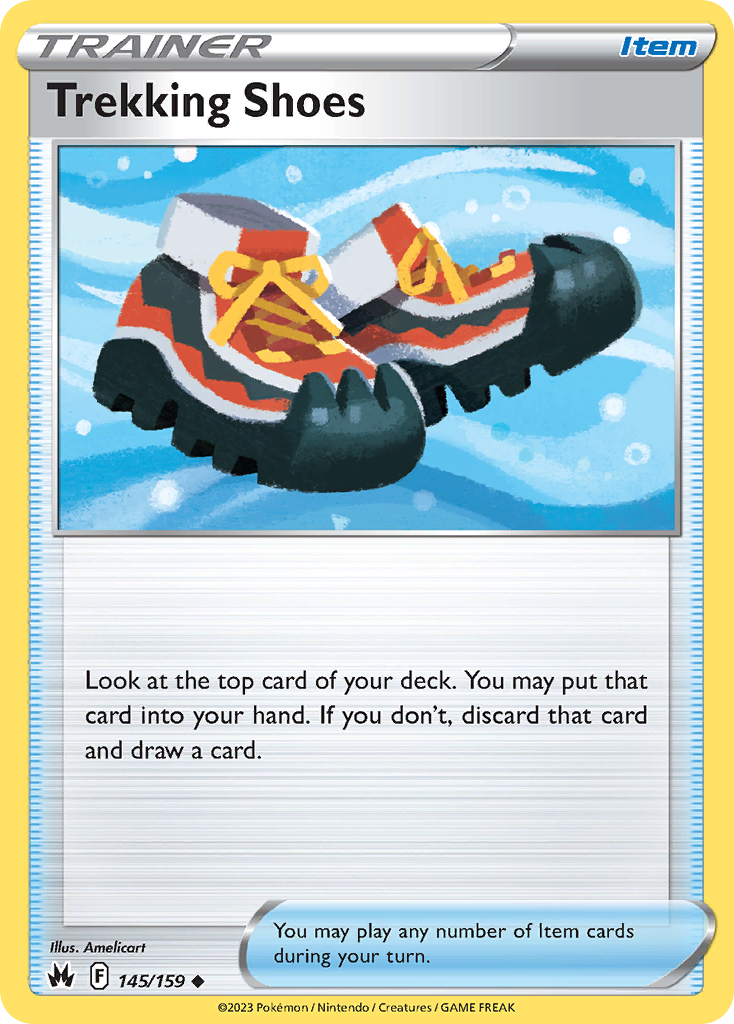 Trekking Shoes (Trainer: Item) (145/159) - Crown Zenith Pokémon Card