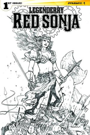 Legenderry Red Sonja #1 (25 Copy Davila B&amp;w Cover)