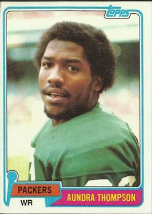 Aundra Thompson 1981 Topps #314