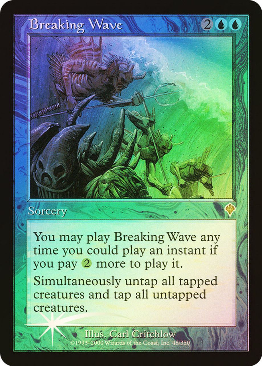 Breaking Wave (Invasion - Foil) Trading Card