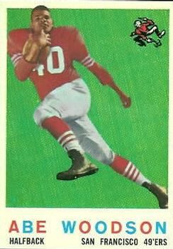Abe Woodson 1959 Topps #102 Sports Card