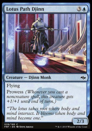 Lotus Path Djinn (Fate Reforged) Trading Card