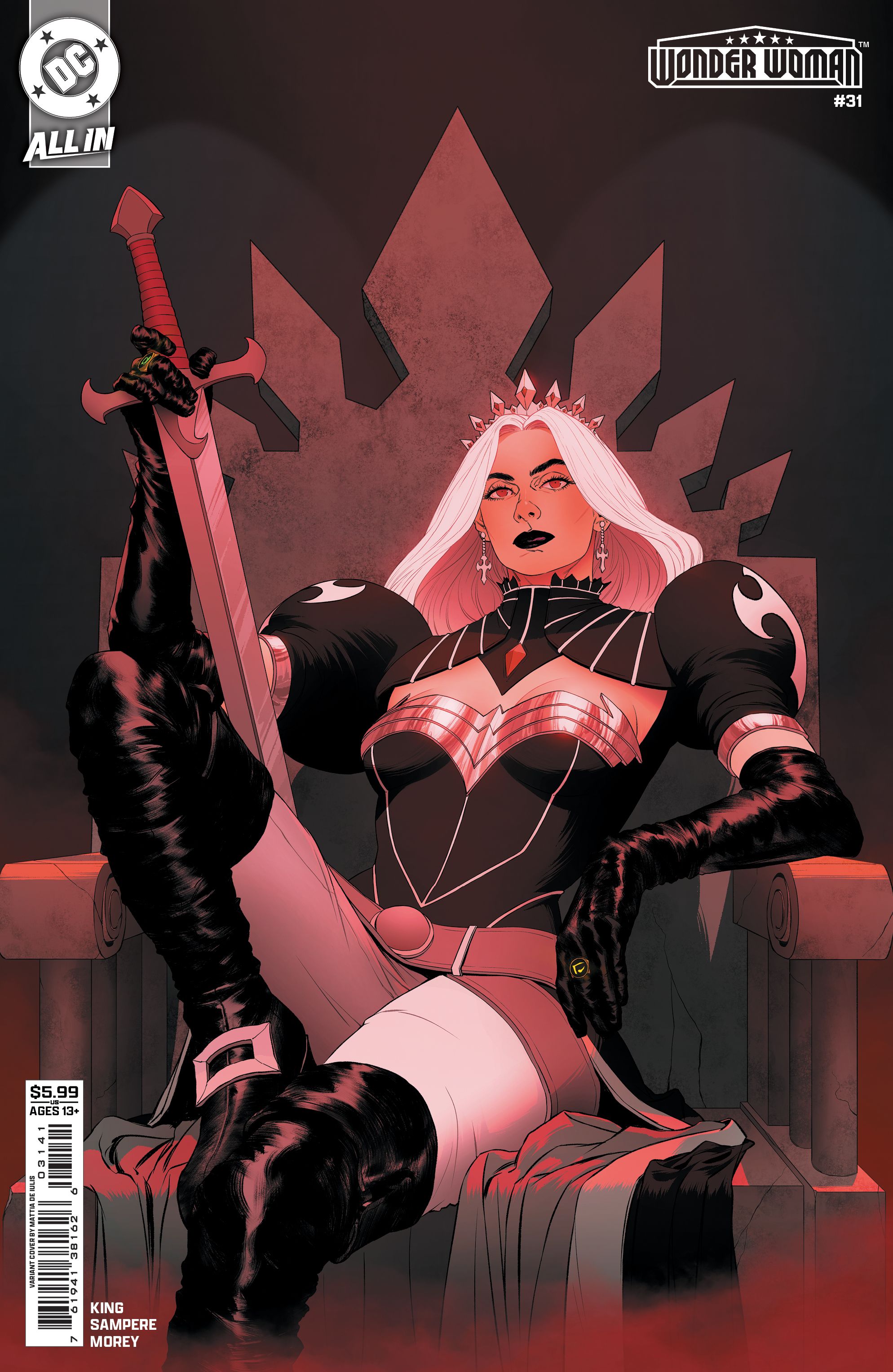 Wonder Woman #31 (Cvr D Mattia De Iulis Card Stock Variant) Comic