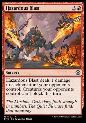 Hazardous Blast (Phyrexia: All Will Be One)