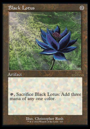 Black Lotus (Magic 30th Anniversary Edition - Old Frame) Trading Card