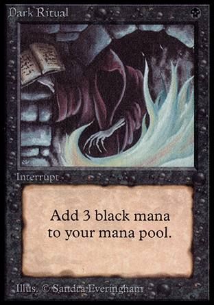 Dark Ritual (Alpha) Trading Card