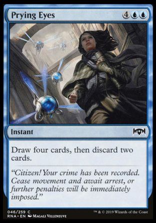 Prying Eyes (Ravnica Allegiance) Trading Card