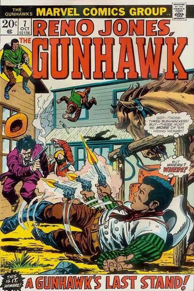 The Gunhawks #7 Comic