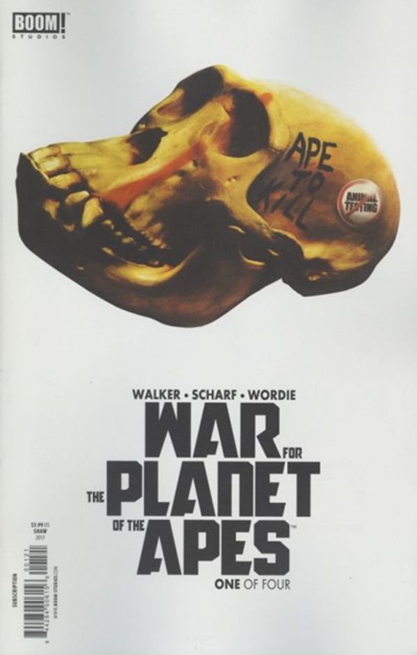 War For The Planet of the Apes #1 (Subscription Shaw Variant)