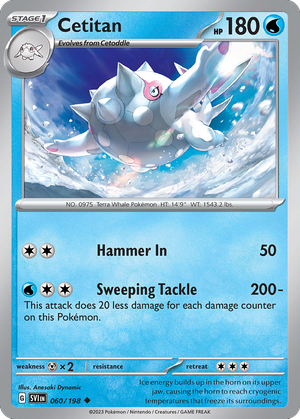 Cetitan (60/198) - Scarlet & Violet (Reverse Holo)