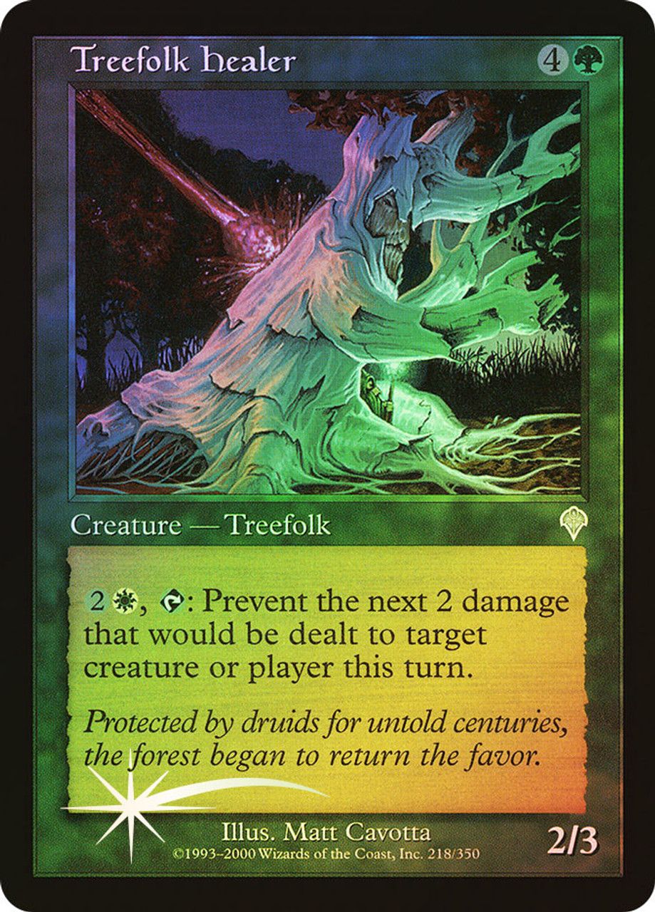 Treefolk Healer (Invasion - Foil) Trading Card