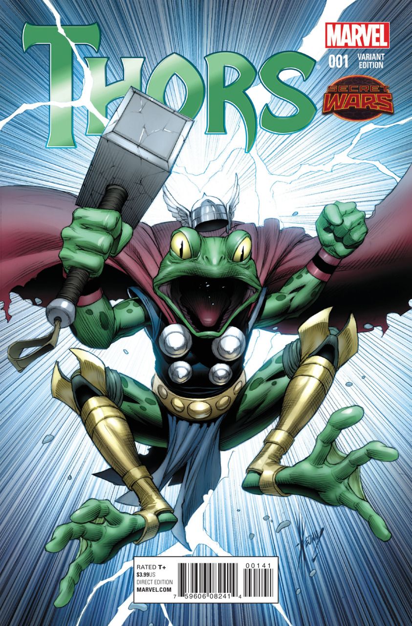 Thors #2 1:25 Variant Cover by Dale Keown 