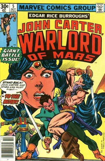 John Carter Warlord of Mars #5 Comic