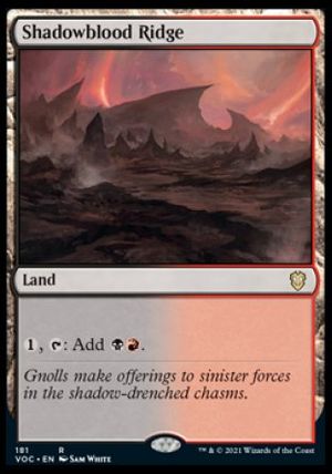 Shadowblood Ridge (Innistrad Crimson Vow Commander Decks)