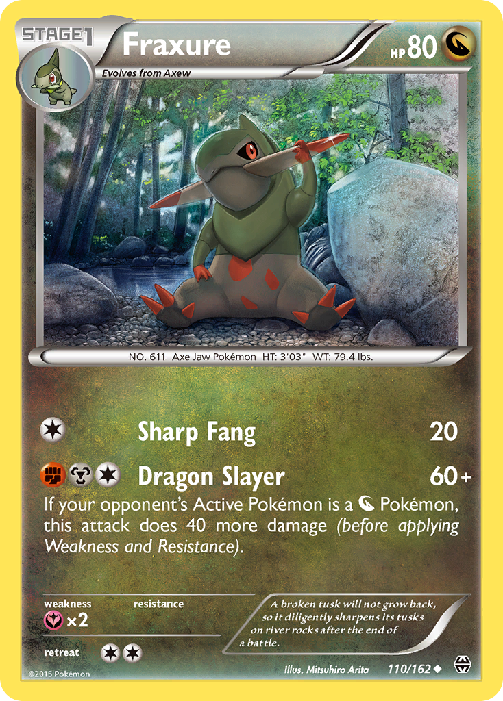 Fraxure (110/162) - BREAKthrough Pokémon Card