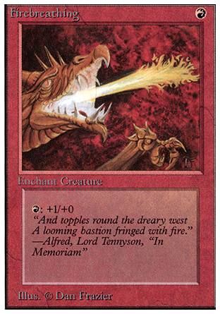 Firebreathing (Unlimited) Trading Card