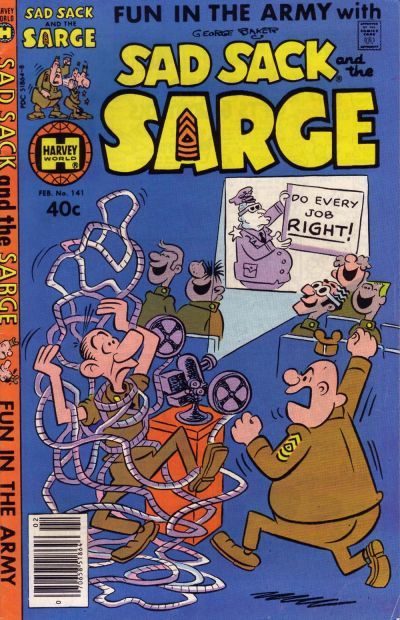 Sad Sack And The Sarge #141 Comic