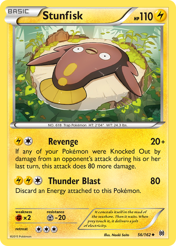 Stunfisk (56/162) - BREAKthrough Pokémon Card