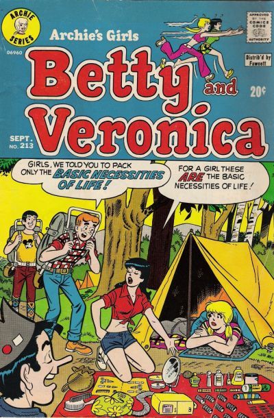 Archie's Girls Betty and Veronica #213 Comic