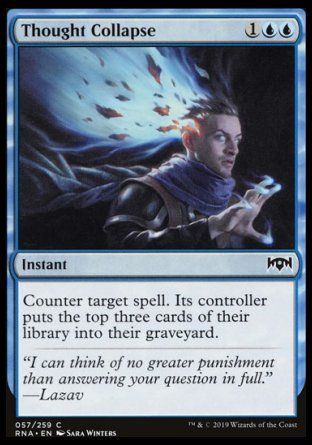 Thought Collapse (Ravnica Allegiance) Trading Card