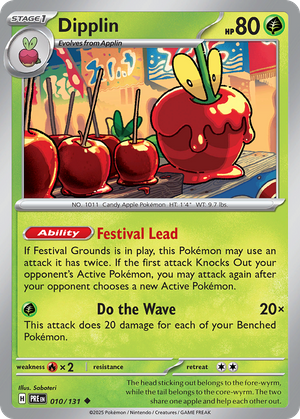 Dipplin (10/131) - Prismatic Evolutions (Reverse Holo)