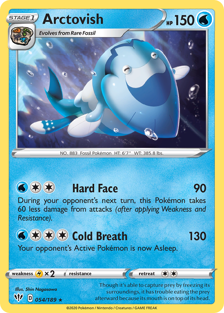 Arctovish Pokémon Card