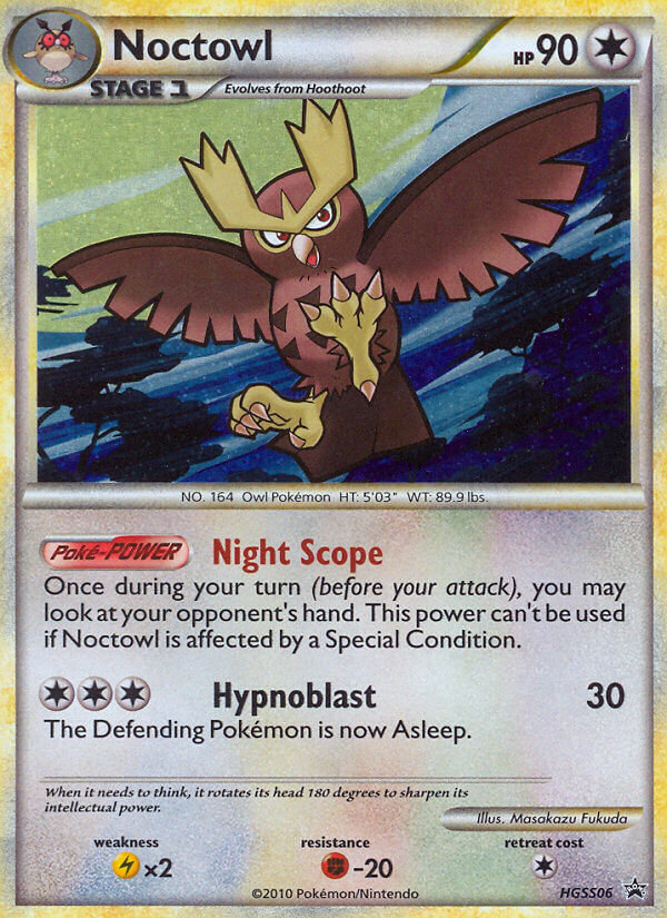 Noctowl (HGSS06) - HGSS Black Star Promos Pokémon Card