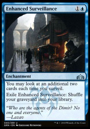 Enhanced Surveillance (Guilds of Ravnica) Trading Card