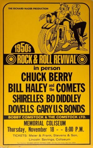 1956 THE 2024 BIGGEST SHOW IN PERSON ROCK N ROLL BILL HALEY CHUCK BERRY CONCERT PRGM