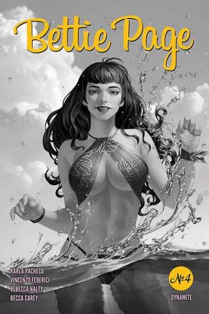 Bettie Page #4 (25 Copy Yoon B&w Cover)
