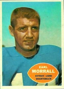 Earl Morrall 1960 Topps #41 Sports Card