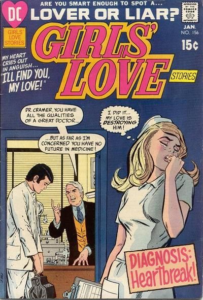 Girls' Love Stories #156 Comic