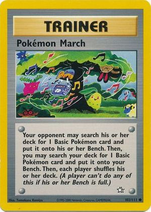 Pokémon March (Trainer) (102/111) - Neo Genesis (Unlimited)