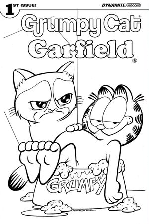 Grumpy Cat Garfield #1 (Cover E Coloring Book)
