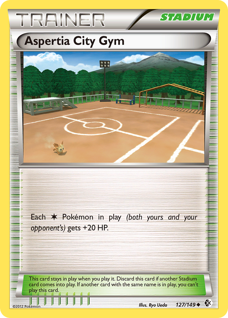 Aspertia City Gym (Trainer: Stadium) (127/149) - Boundaries Crossed Pokémon Card