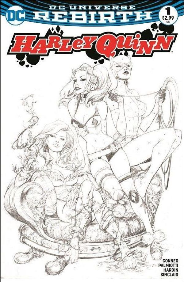 Harley Quinn #1 (Comic Hero University Sketch Variant)