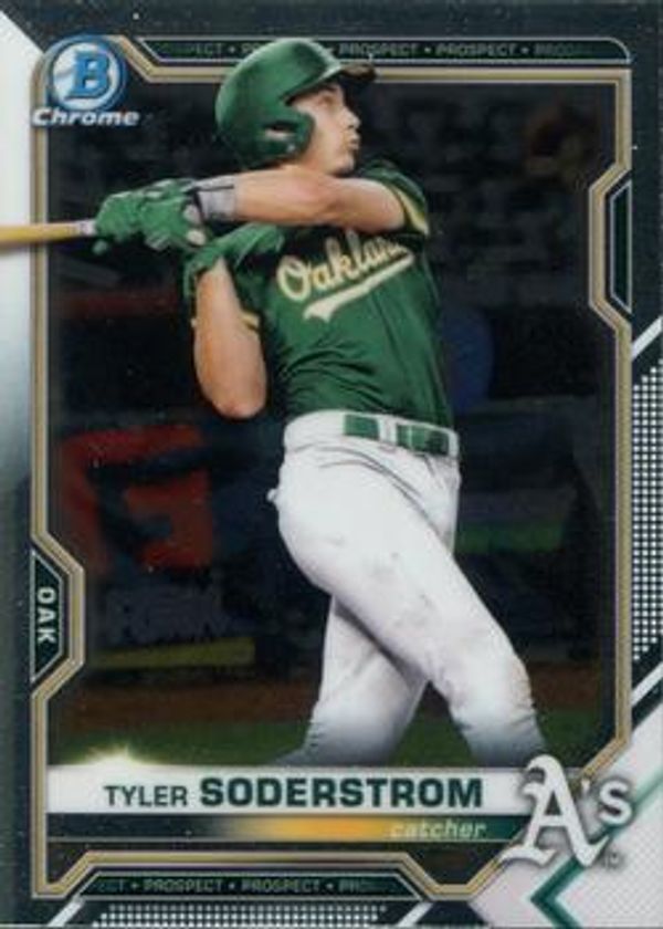 Tyler Soderstrom 2021 Bowman Chrome - Prospects Baseball #BCP-217