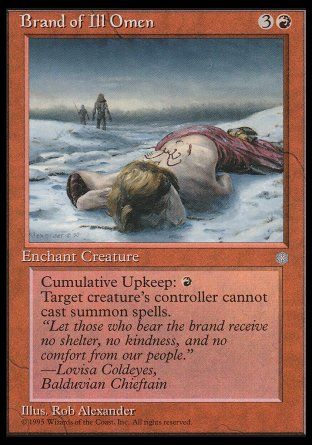 Brand of Ill Omen (Ice Age) Trading Card