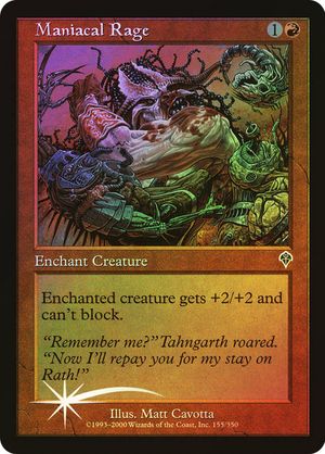 Maniacal Rage (Invasion - Foil)