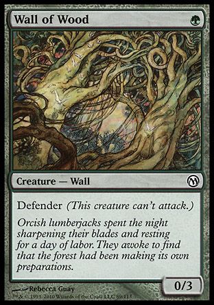 Wall of Wood (Duels of the Planeswalkers) Trading Card