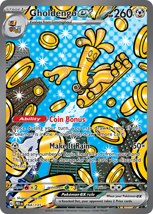 Gholdengo ex (164/131) - Prismatic Evolutions