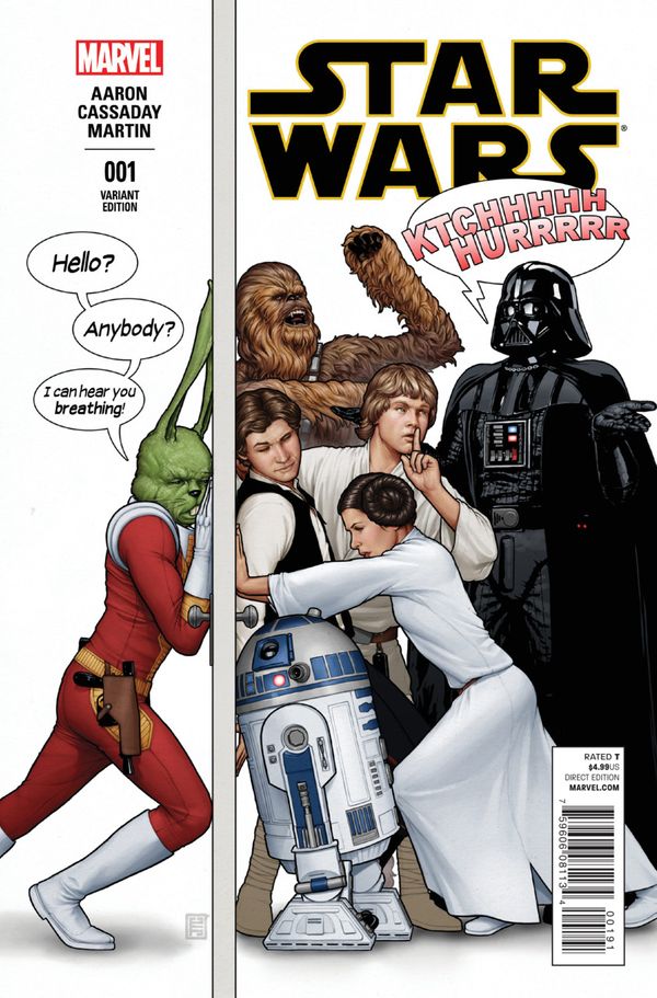 Star Wars #1 (Christopher Humorous Party Variant)