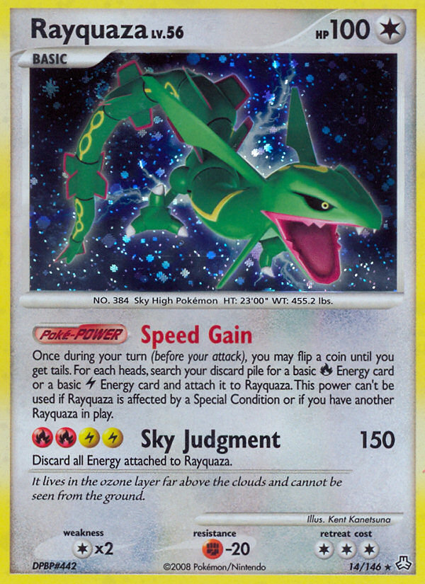 Rayquaza (14/146) - Legends Awakened Pokémon Card