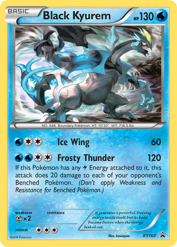 Black Kyurem (XY160) - XY Black Star Promos