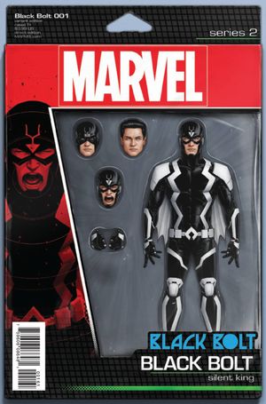 Black Bolt #1 (Christopher Action Figure Variant)