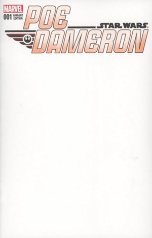 Poe Dameron #1 (Blank Sketch Variant)