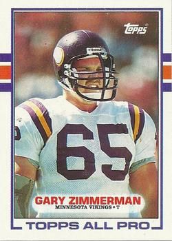 Gary Zimmerman 1989 Topps #77 Sports Card
