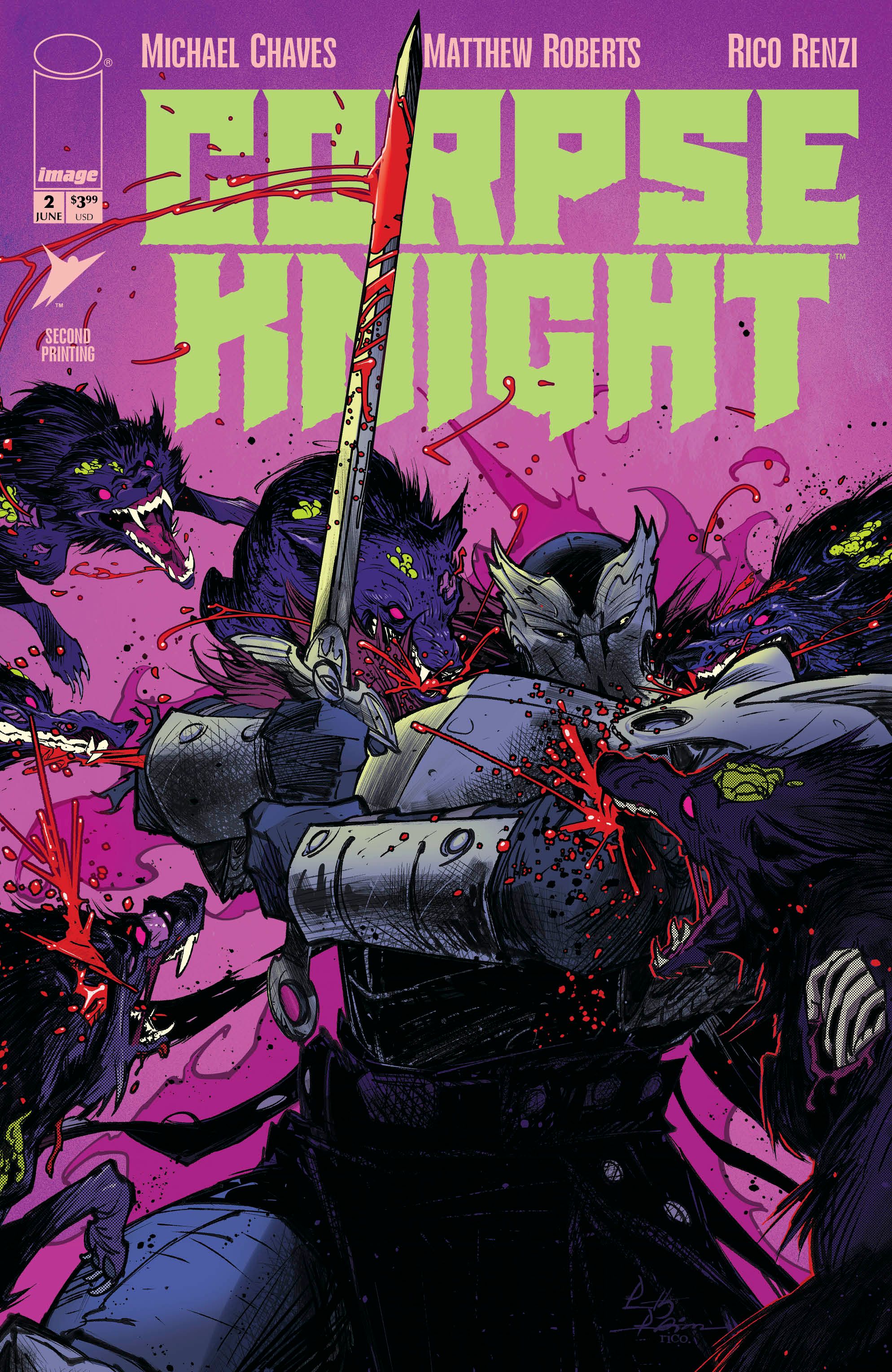 Corpse Knight #2 (2nd Ptg) Comic