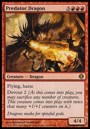 Predator Dragon (Shards of Alara) Trading Card