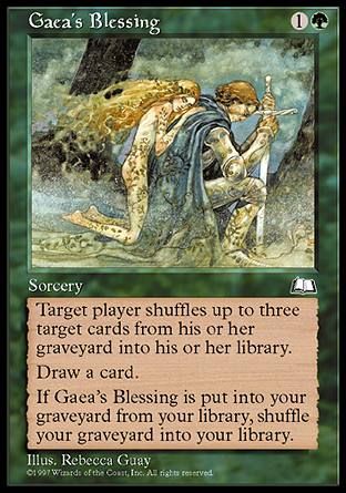 Gaea's Blessing (Weatherlight) Trading Card